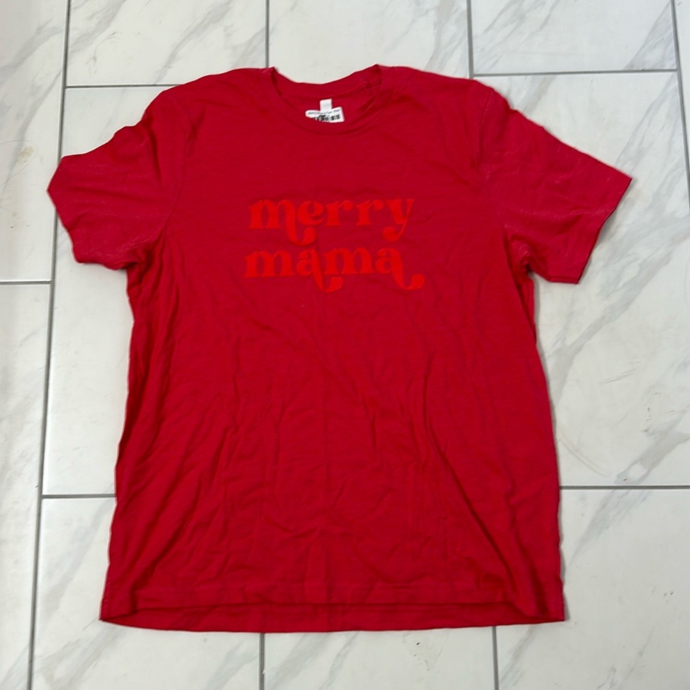 Merry mama t shirt XXL